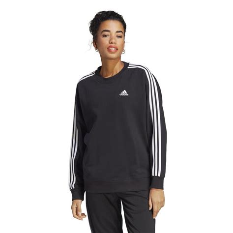 adidas sweatshirt damen schwarz mit logo an der seite|schwarze Sweatshirts & Hoodies für Damen .